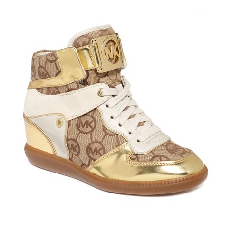 michael kors nikko high top sneakers|michael kors bling sneakers.